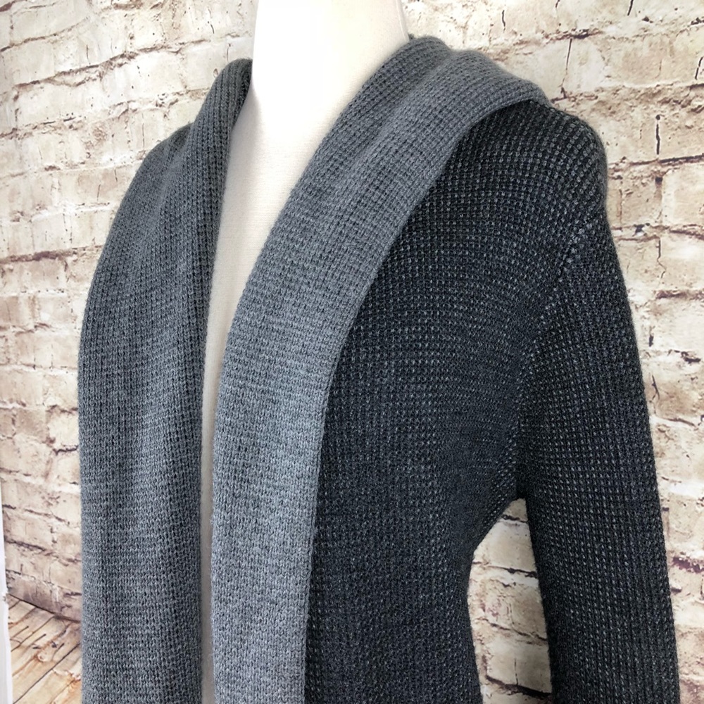 Eileen Fisher Merino Wool Gray Cardigan SOLD - Picture 3 of 7